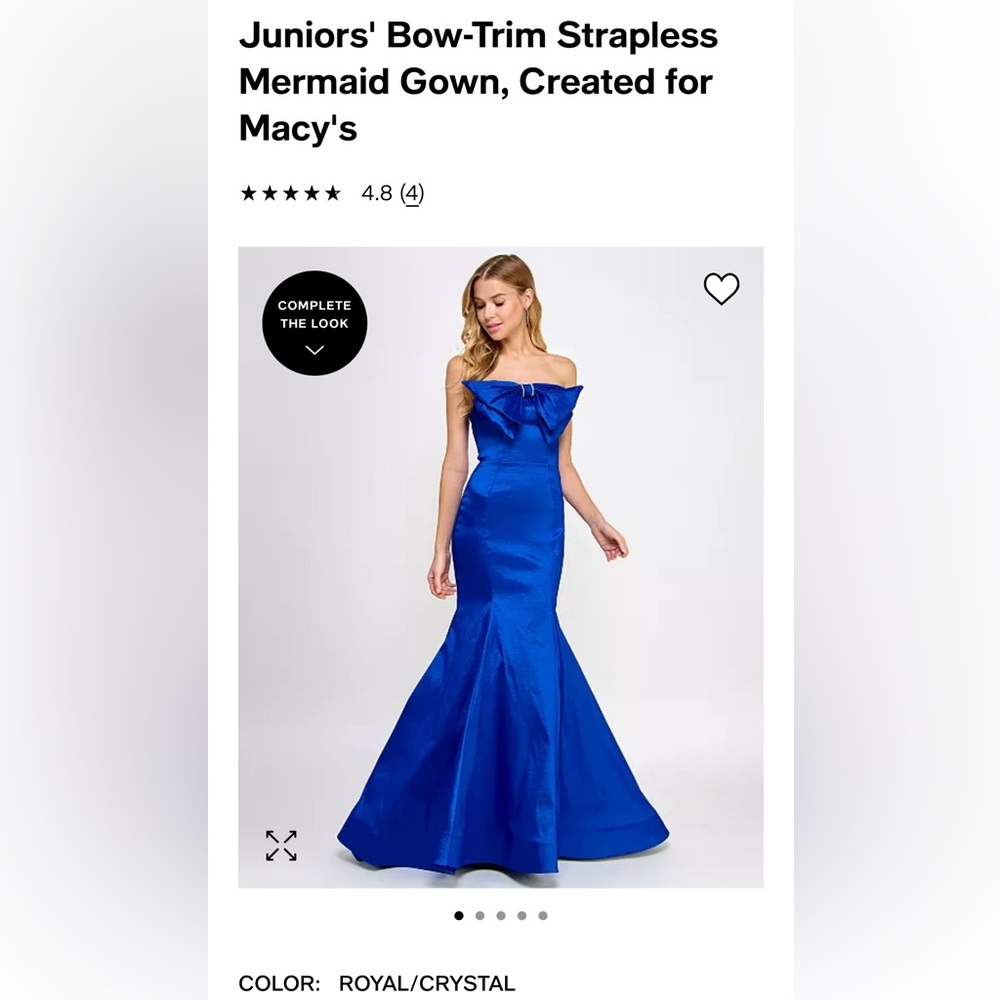 MERMAID PROM DRESS- worn once